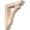 Ekena Millwork Imperial Slat Smooth Bracket w/ Offset Brace, Douglas Fir, 5 1/2"W x 22"D x 26"H BKT0604X22X26IMP06SDF - alternate 1